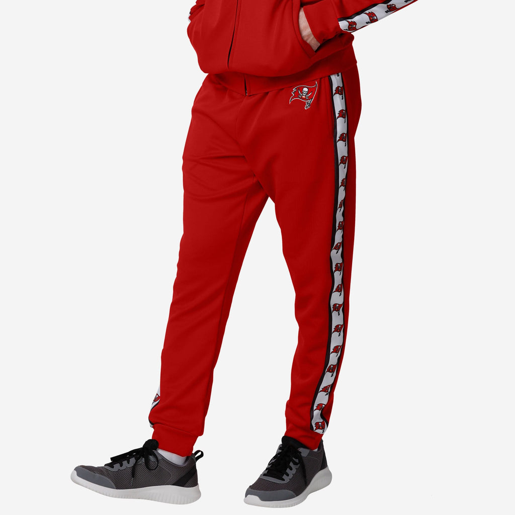 Tampa Bay Buccaneers Stripe Logo Track Pants FOCO S - FOCO.com