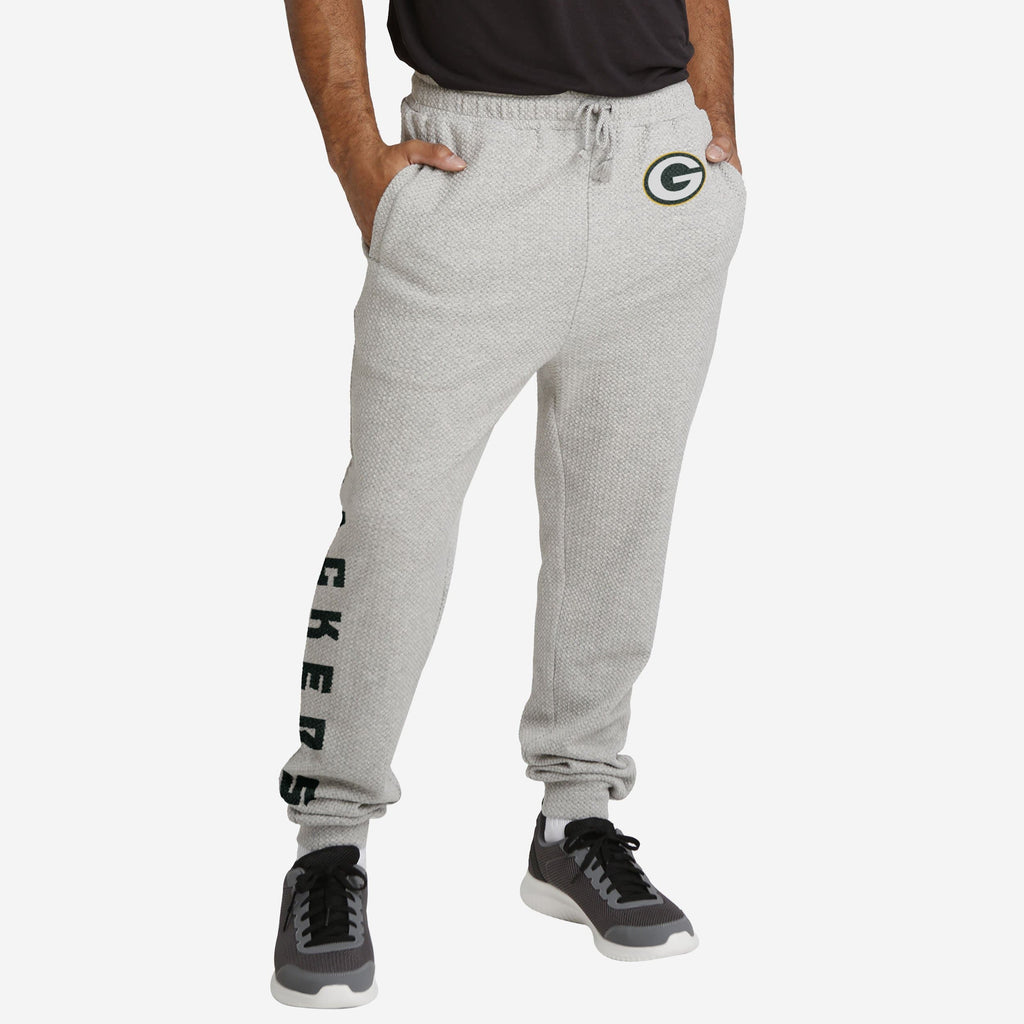 Green Bay Packers Gray Woven Joggers FOCO S - FOCO.com