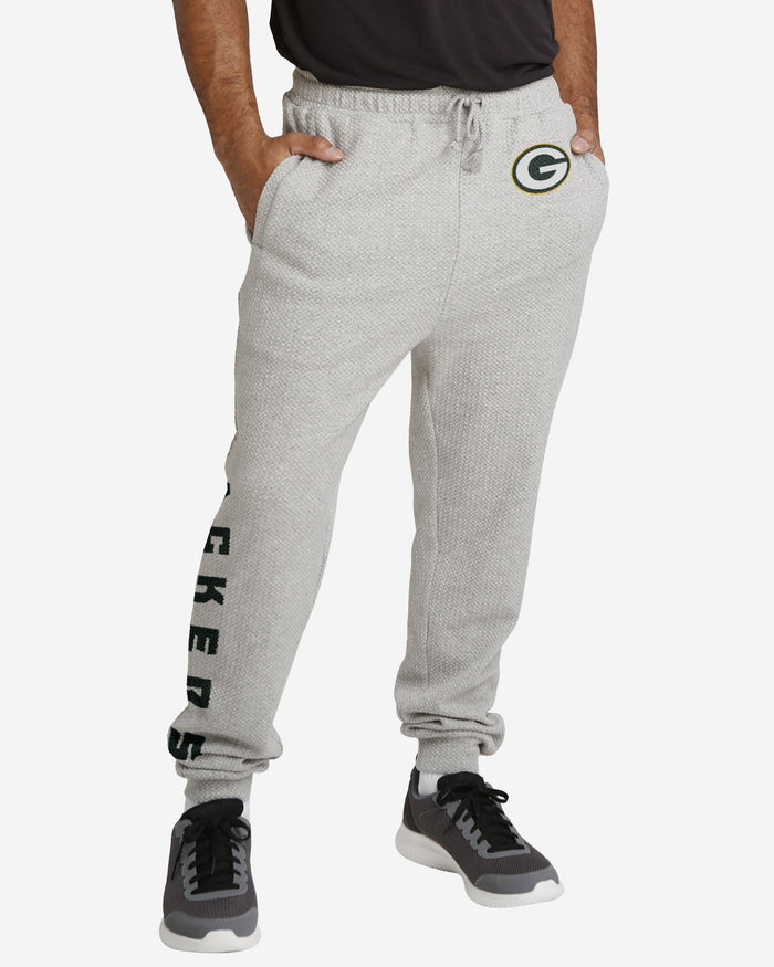 Green Bay Packers Gray Woven Joggers FOCO S - FOCO.com