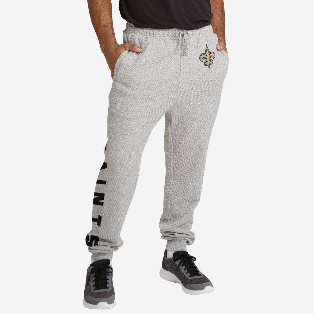 New Orleans Saints Gray Woven Joggers FOCO S - FOCO.com