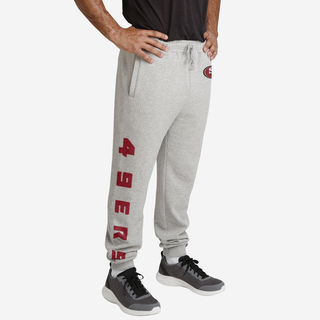 San Francisco 49ers Gray Woven Joggers FOCO S - FOCO.com