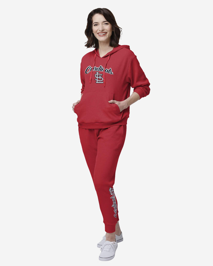 St Louis Cardinals Womens Waffle Lounge Pants FOCO - FOCO.com