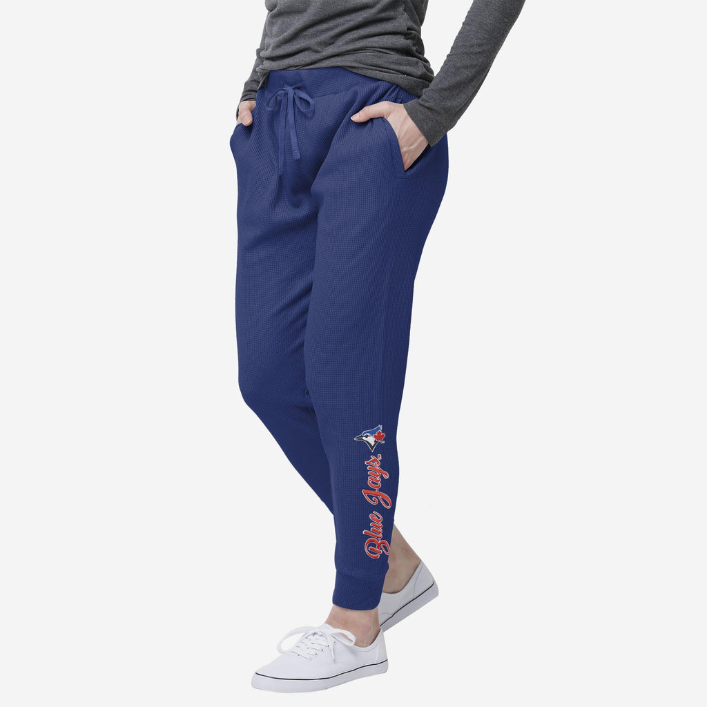 Toronto Blue Jays Womens Waffle Lounge Pants FOCO S - FOCO.com