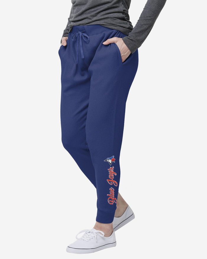 Toronto Blue Jays Womens Waffle Lounge Pants FOCO S - FOCO.com