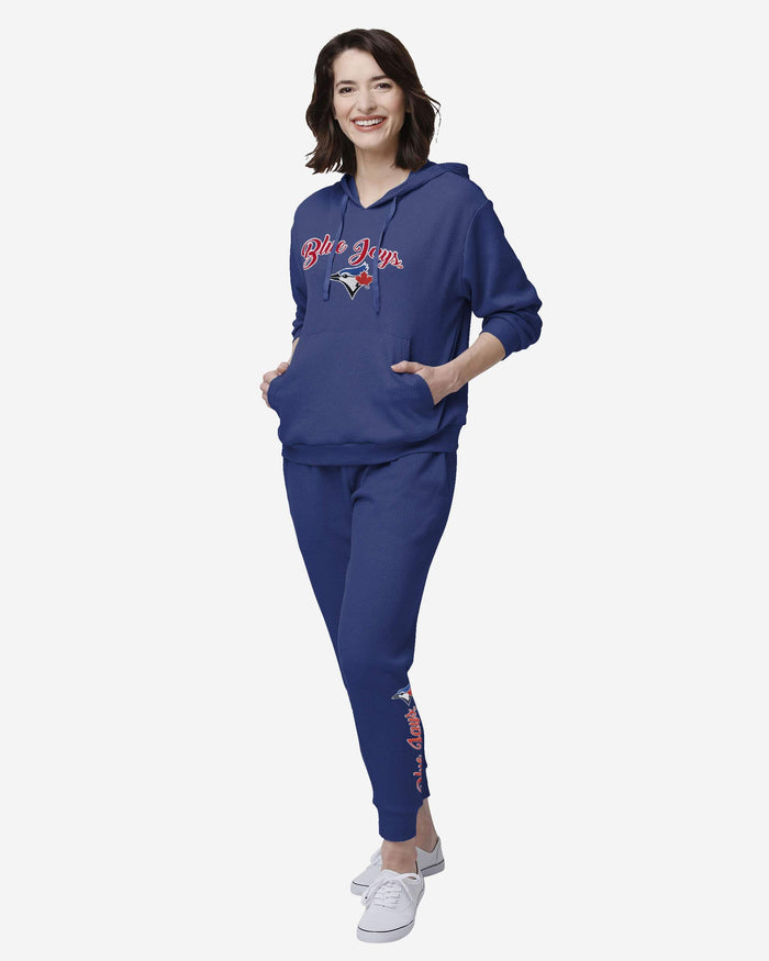 Toronto Blue Jays Womens Waffle Lounge Pants FOCO - FOCO.com