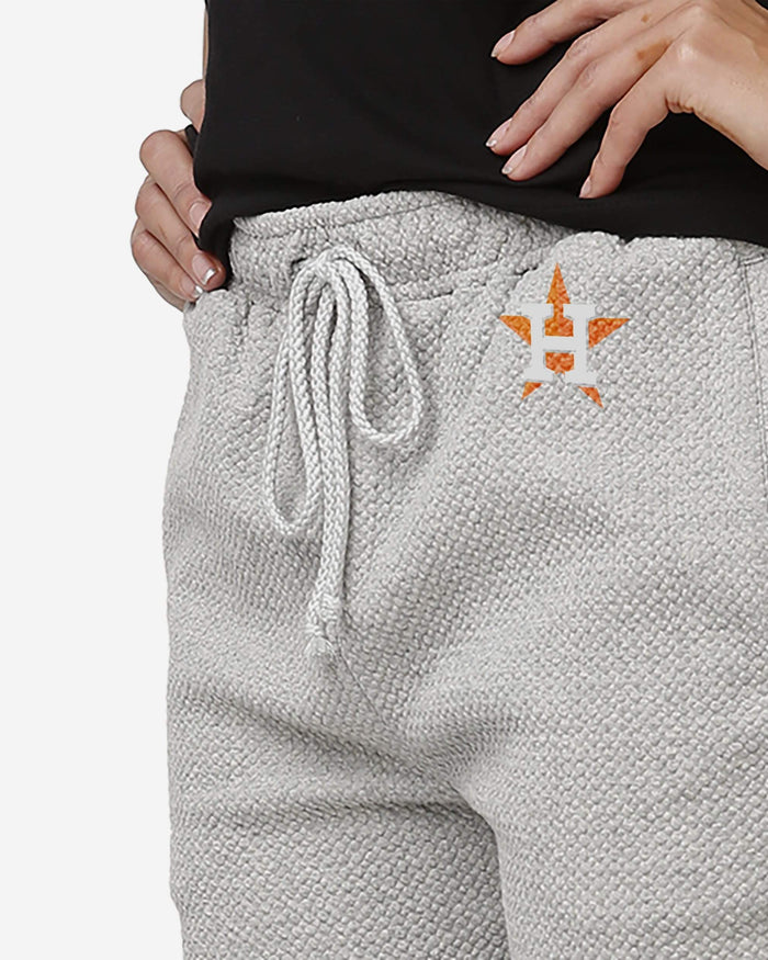 Houston Astros Womens Gray Woven Joggers FOCO - FOCO.com