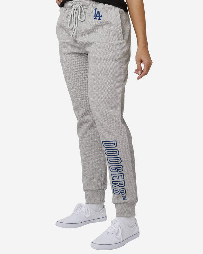 Los Angeles Dodgers Womens Gray Woven Joggers FOCO S - FOCO.com