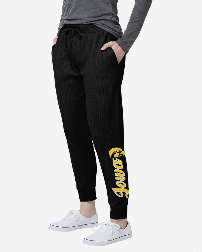 Iowa Hawkeyes Womens Waffle Lounge Pants FOCO S - FOCO.com