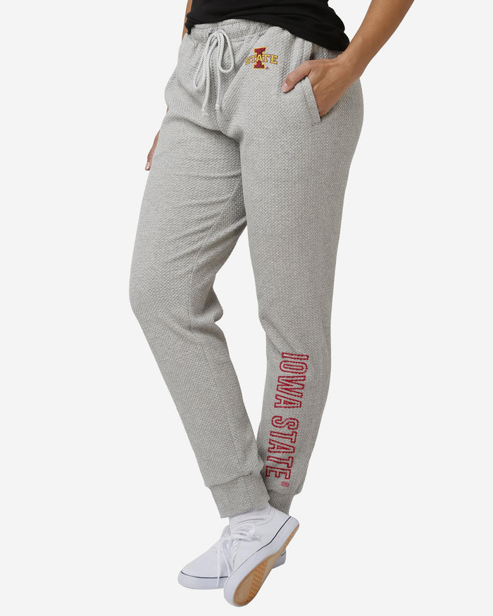 Iowa State Cyclones Womens Gray Woven Joggers FOCO S - FOCO.com