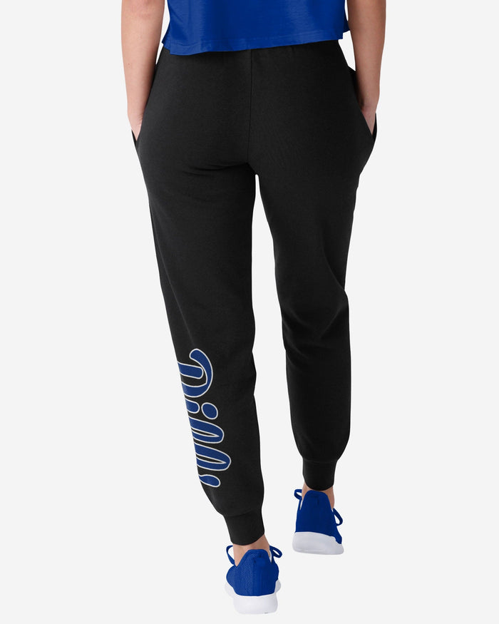 Buffalo Bills Womens Script Wordmark Black Joggers FOCO - FOCO.com