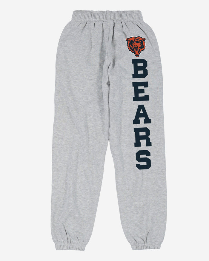 Chicago Bears Womens Big Wordmark Gray Sweatpants FOCO - FOCO.com