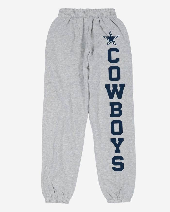 Dallas Cowboys Womens Big Wordmark Gray Sweatpants FOCO - FOCO.com