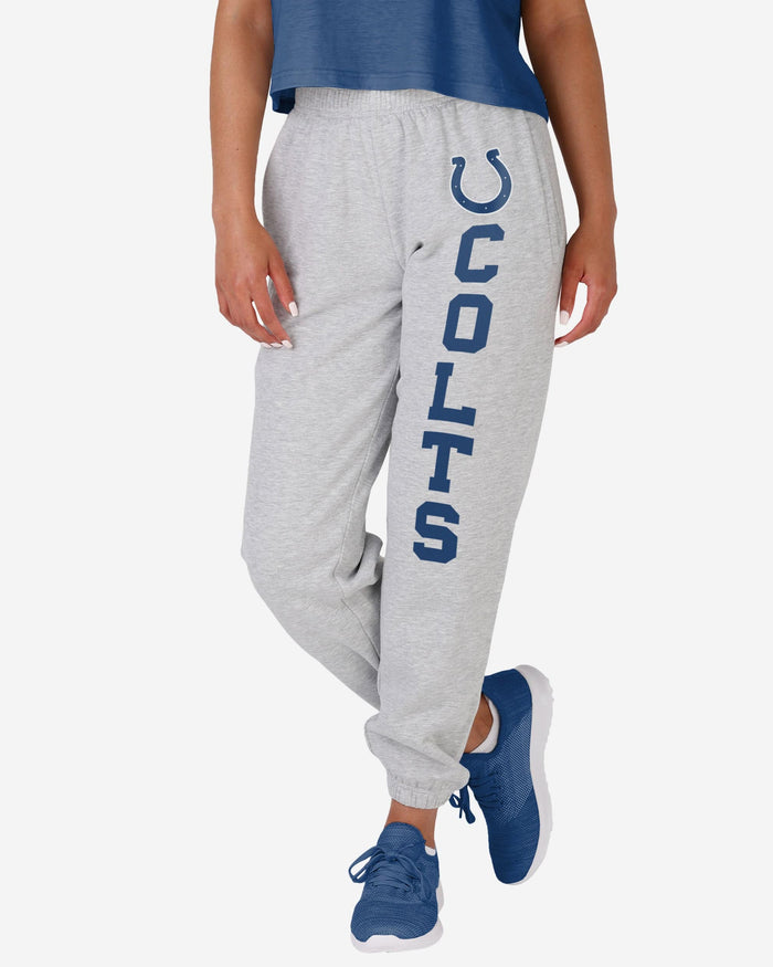 Indianapolis Colts Womens Big Wordmark Gray Sweatpants FOCO S - FOCO.com