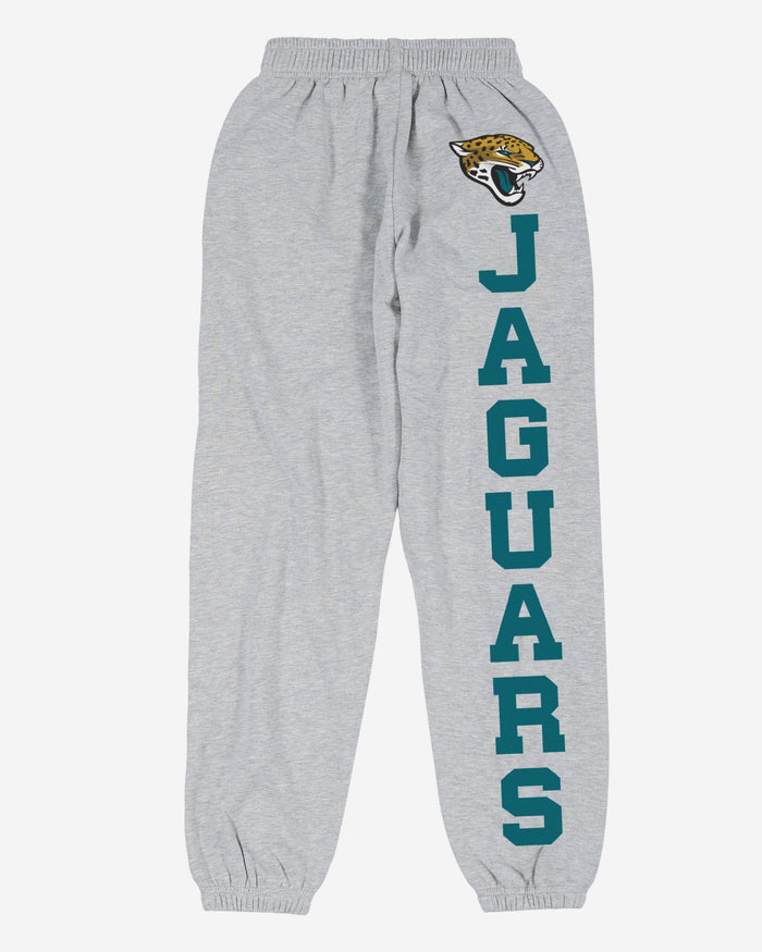 Jacksonville Jaguars Womens Big Wordmark Gray Sweatpants FOCO - FOCO.com