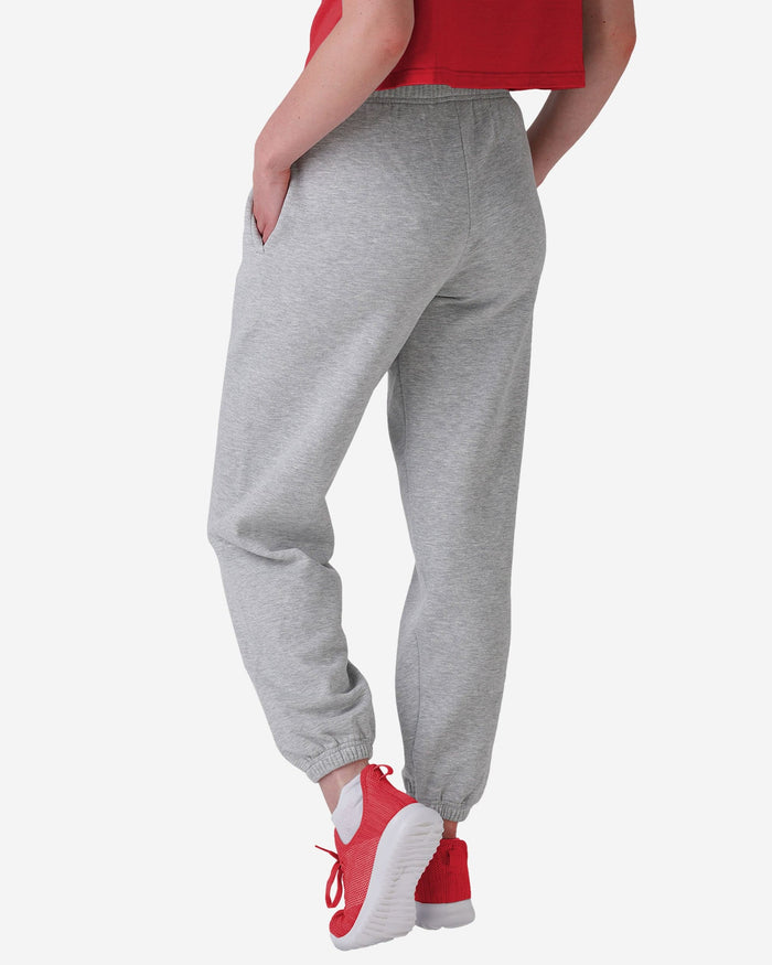 Kansas City Chiefs Womens Big Wordmark Gray Sweatpants FOCO - FOCO.com