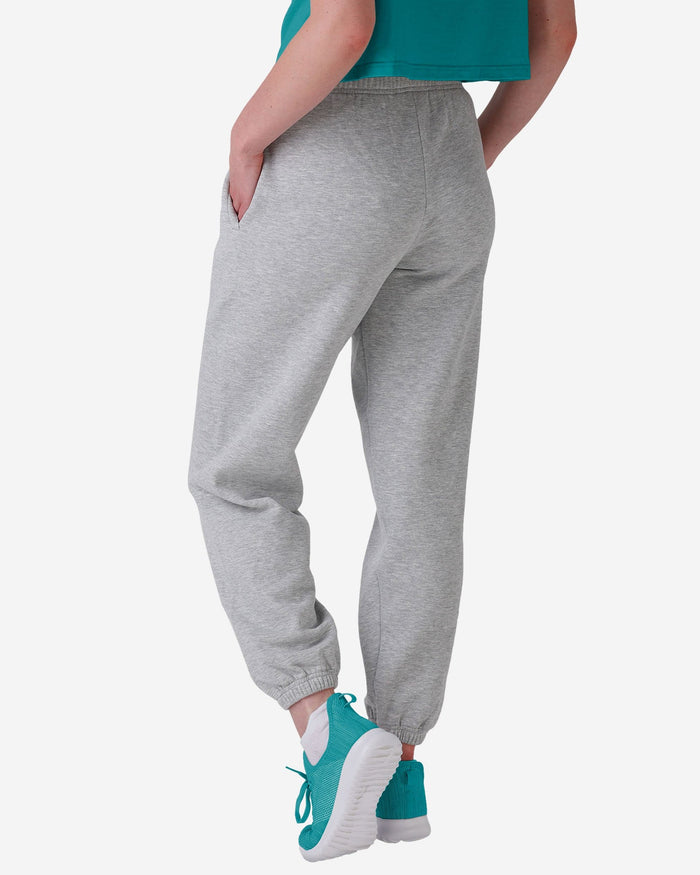 Miami Dolphins Womens Big Wordmark Gray Sweatpants FOCO - FOCO.com