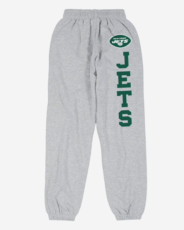 New York Jets Womens Big Wordmark Gray Sweatpants FOCO - FOCO.com