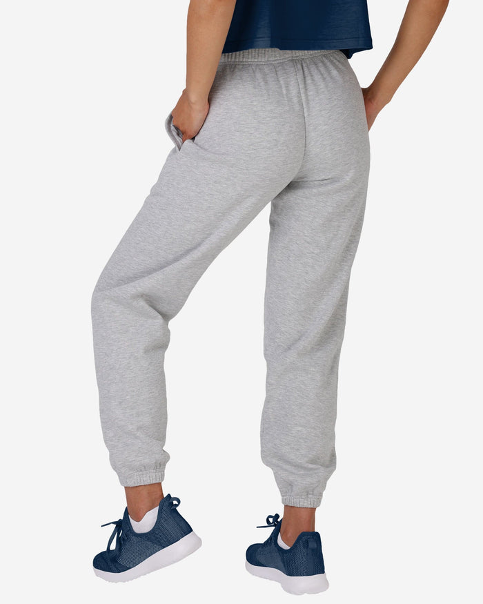 New England Patriots Womens Big Wordmark Gray Sweatpants FOCO - FOCO.com