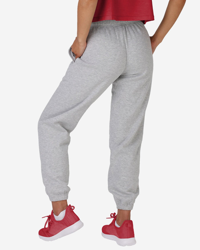 San Francisco 49ers Womens Big Wordmark Gray Sweatpants FOCO - FOCO.com