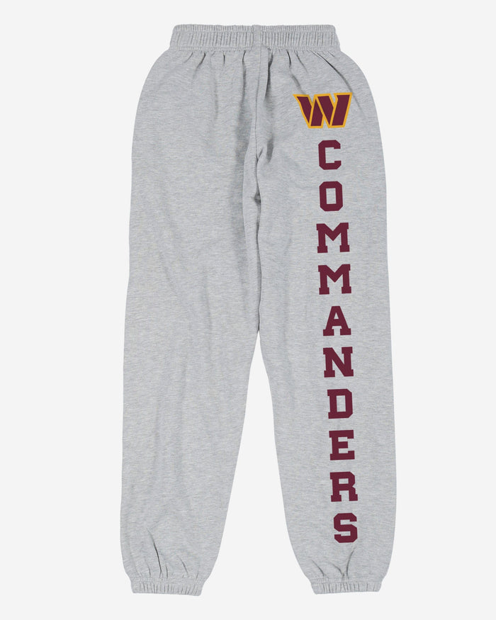 Washington Commanders Womens Big Wordmark Gray Sweatpants FOCO - FOCO.com