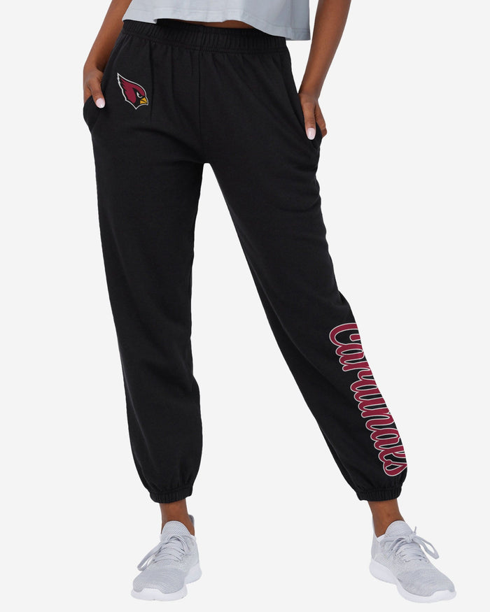 Arizona Cardinals Womens Script Wordmark Team Color Sweatpants FOCO S - FOCO.com