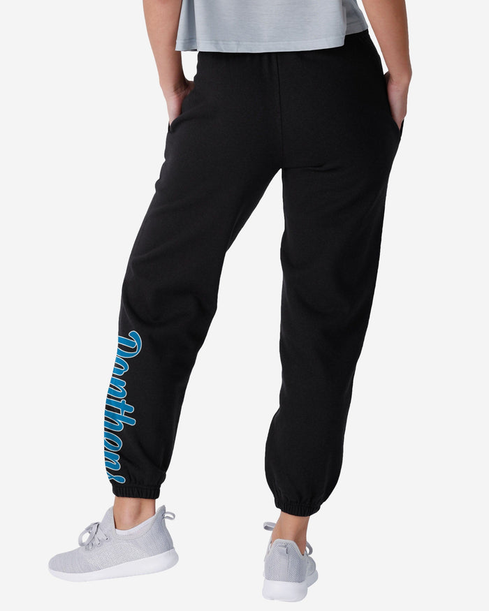 Carolina Panthers Womens Script Wordmark Team Color Sweatpants FOCO - FOCO.com