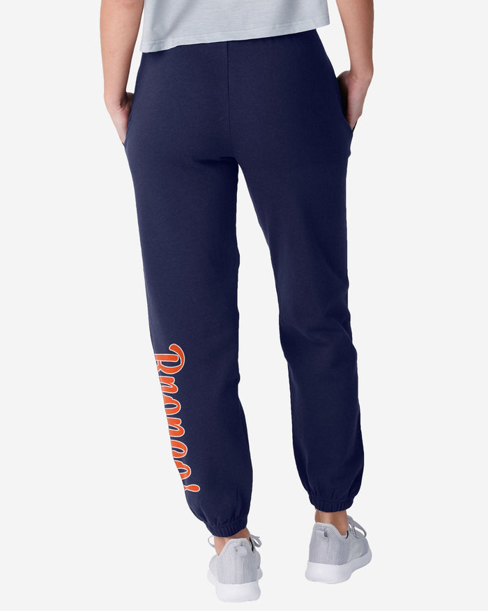 Denver Broncos Womens Script Wordmark Team Color Sweatpants FOCO - FOCO.com