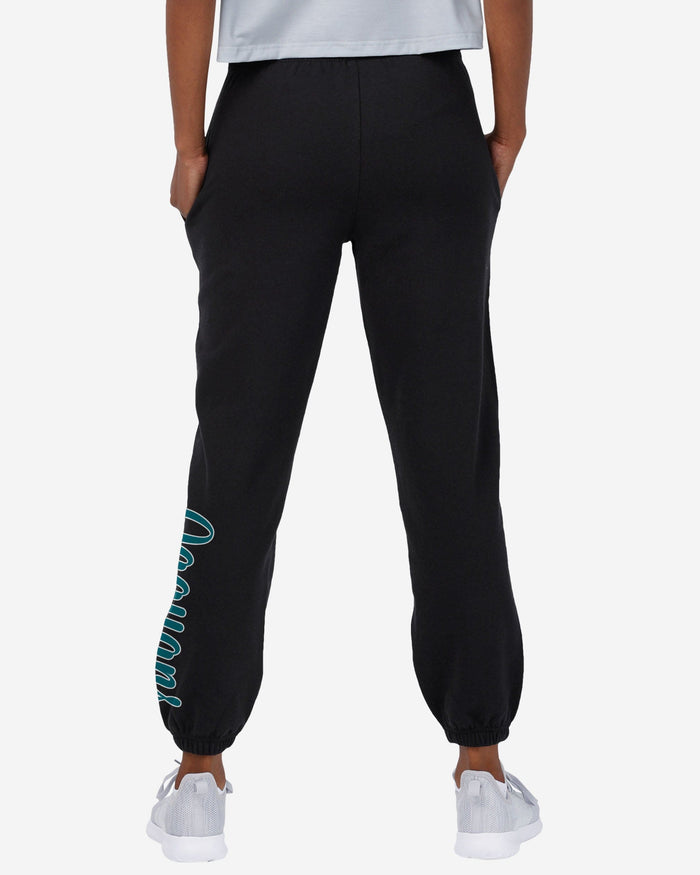 Jacksonville Jaguars Womens Script Wordmark Team Color Sweatpants FOCO - FOCO.com