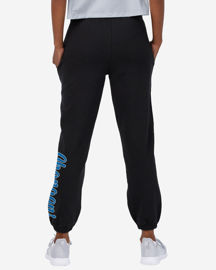 Los Angeles Chargers Womens Script Wordmark Team Color Sweatpants FOCO - FOCO.com