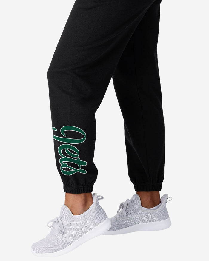 New York Jets Womens Script Wordmark Team Color Sweatpants FOCO - FOCO.com