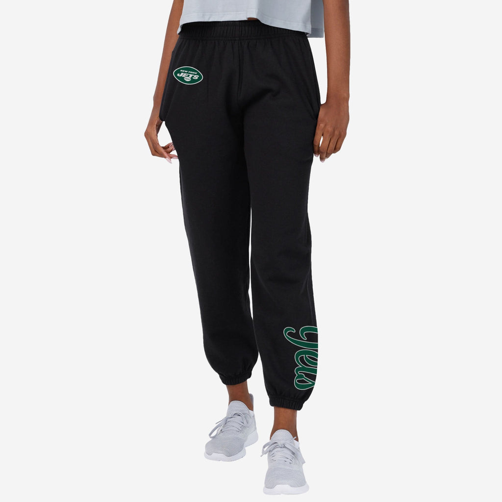 New York Jets Womens Script Wordmark Team Color Sweatpants FOCO S - FOCO.com