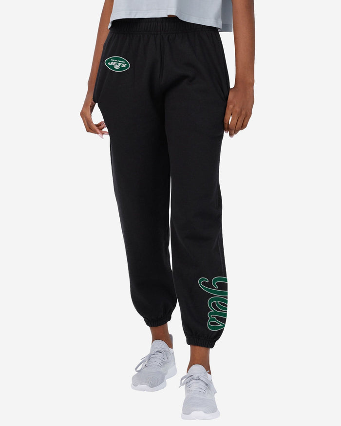 New York Jets Womens Script Wordmark Team Color Sweatpants FOCO S - FOCO.com