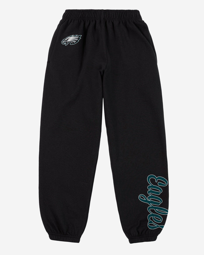 Philadelphia Eagles Womens Script Wordmark Team Color Sweatpants FOCO - FOCO.com