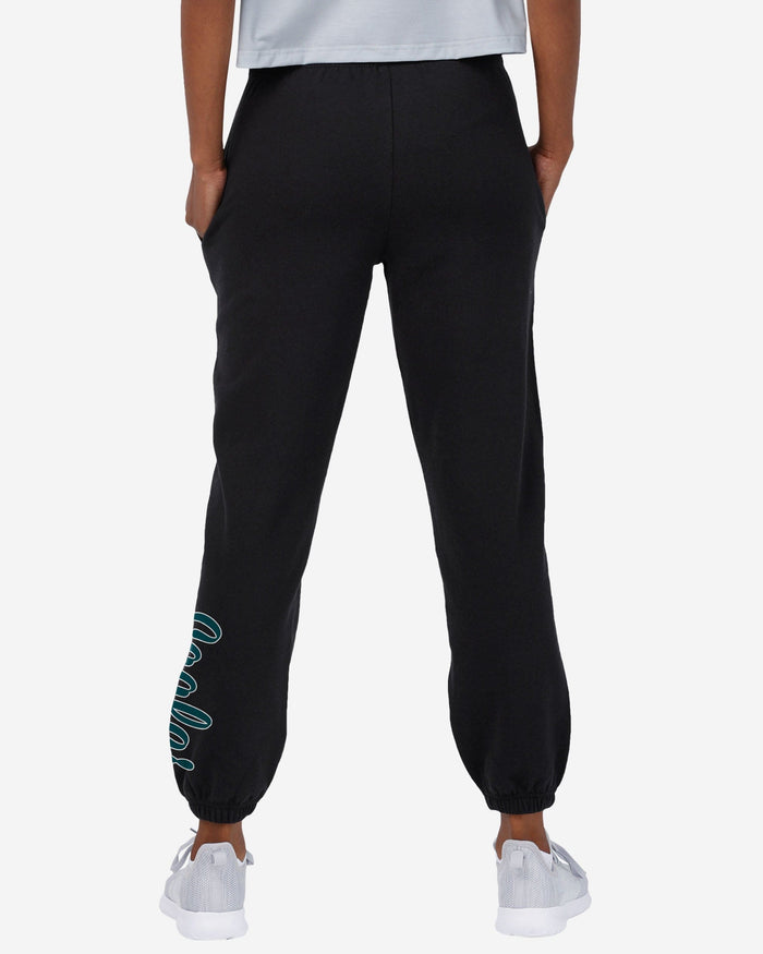 Philadelphia Eagles Womens Script Wordmark Team Color Sweatpants FOCO - FOCO.com