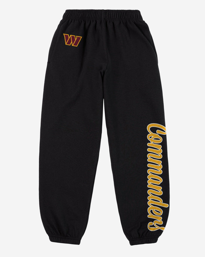 Washington Commanders Womens Script Wordmark Team Color Sweatpants FOCO - FOCO.com