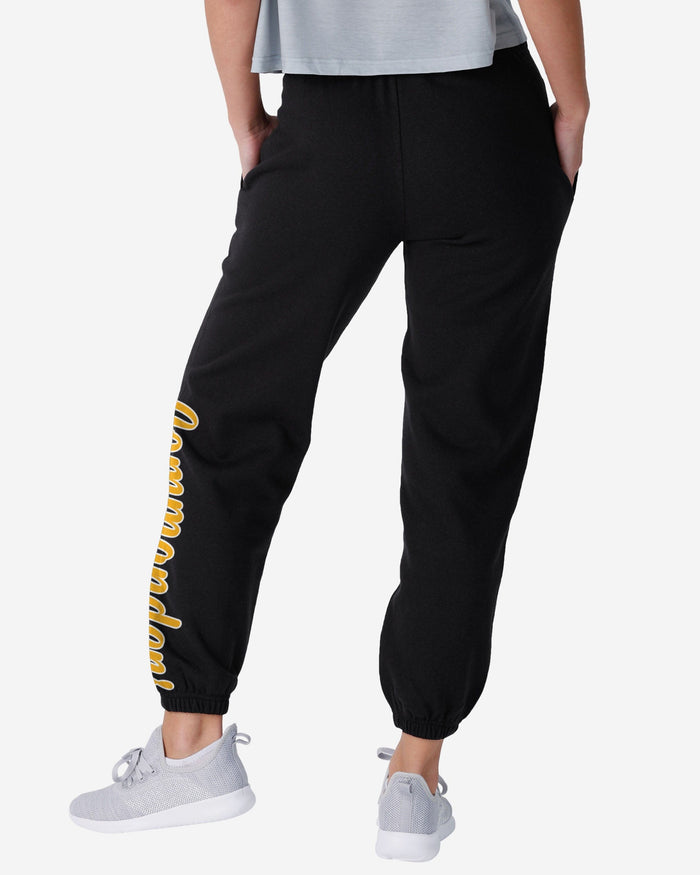 Washington Commanders Womens Script Wordmark Team Color Sweatpants FOCO - FOCO.com