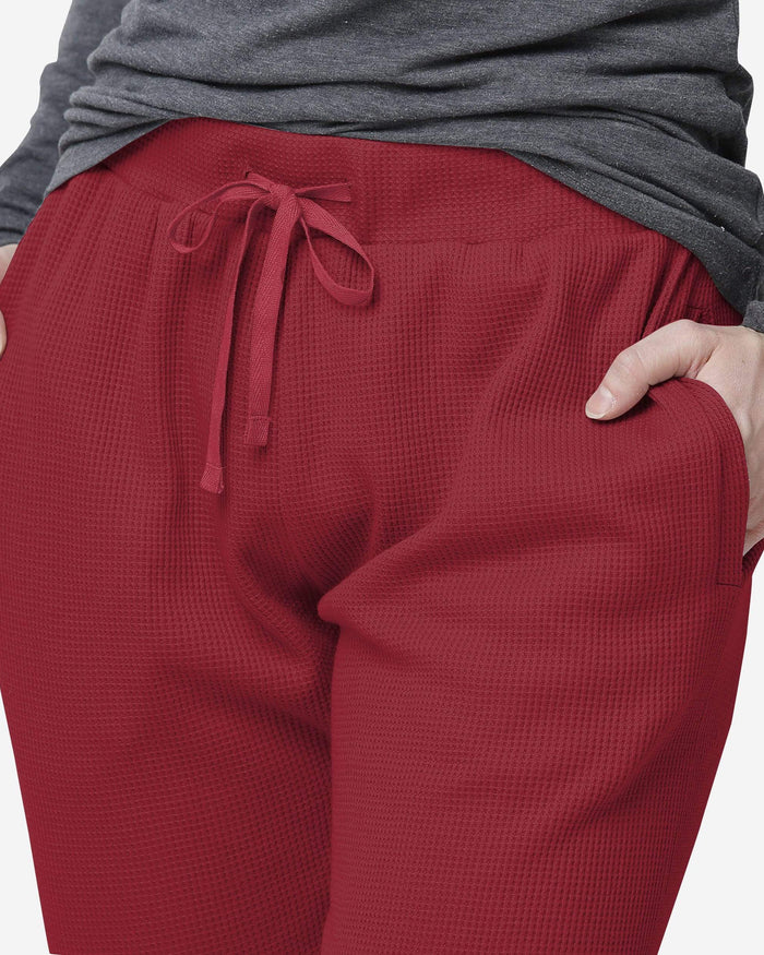 Arizona Cardinals Womens Waffle Lounge Pants FOCO - FOCO.com