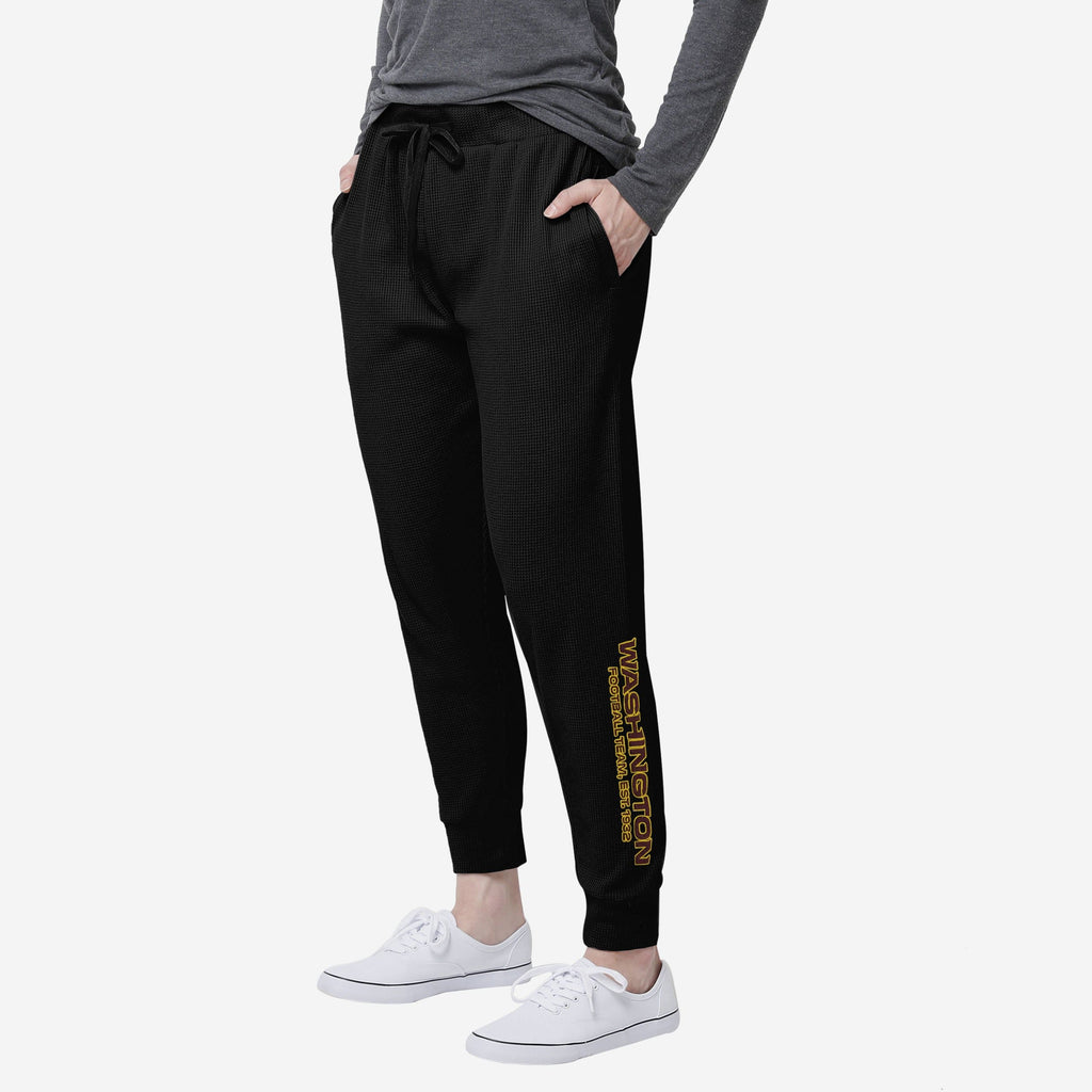 Washington Commanders Womens Waffle Lounge Pants FOCO S - FOCO.com