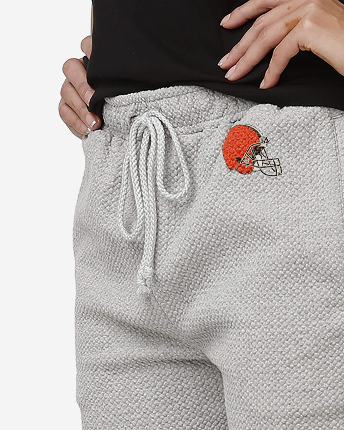 Cleveland Browns Original Womens Gray Woven Joggers FOCO - FOCO.com