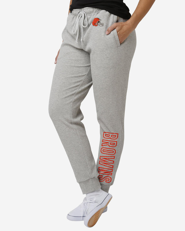 Cleveland Browns Original Womens Gray Woven Joggers FOCO S - FOCO.com