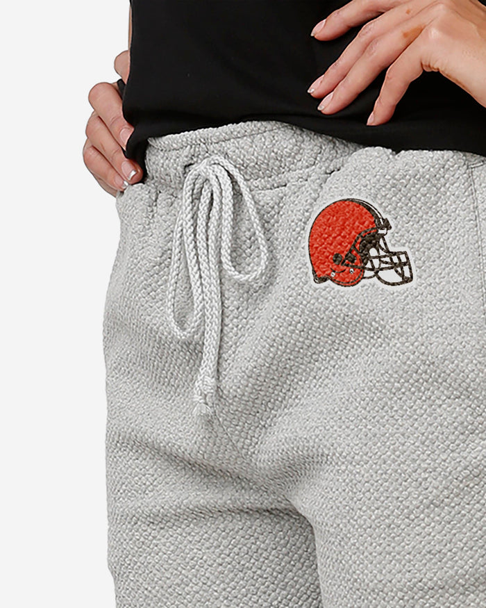 Cleveland Browns Womens Gray Woven Joggers FOCO - FOCO.com