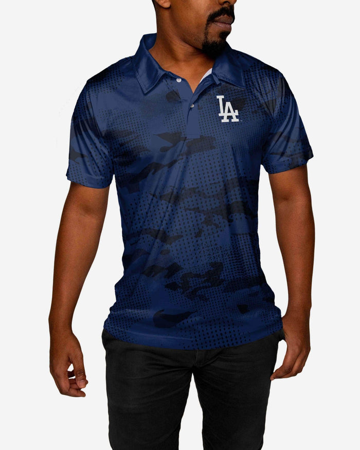 Los Angeles Dodgers Printed Camo Polo FOCO - FOCO.com