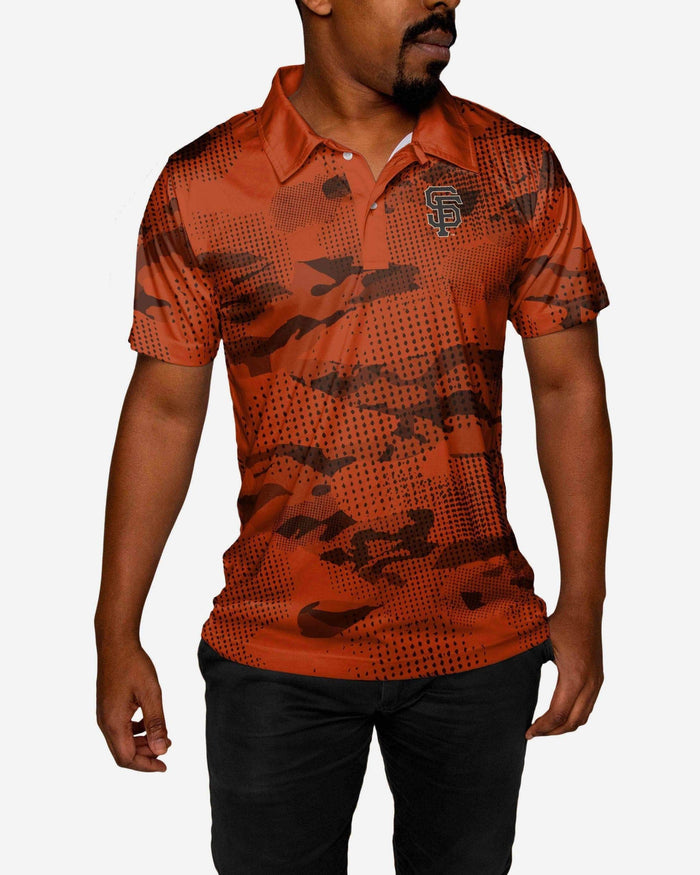 San Francisco Giants Printed Camo Polo FOCO - FOCO.com