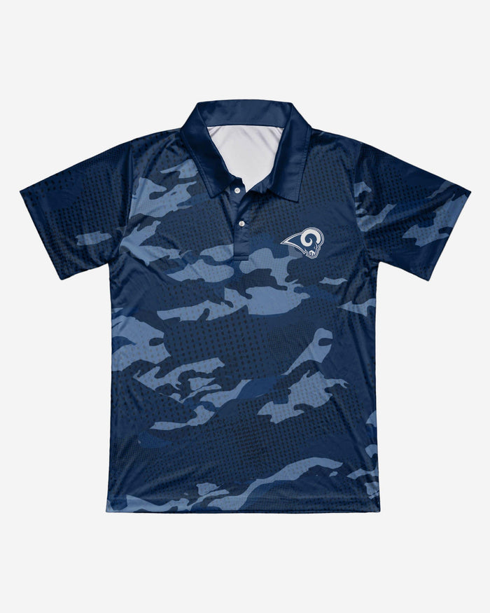 Los Angeles Rams Printed Camo Polo FOCO - FOCO.com