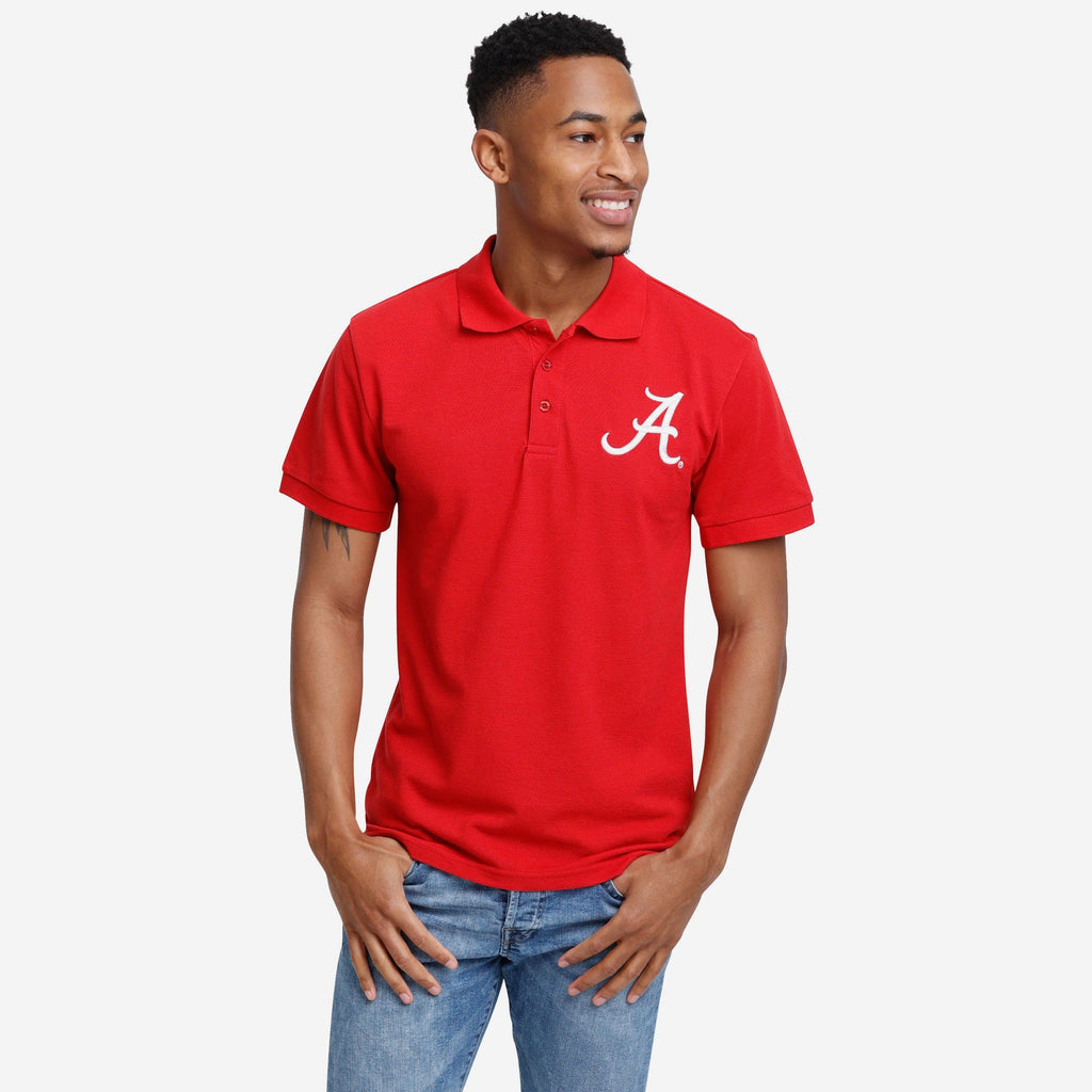 Alabama Crimson Tide Casual Color Polo FOCO S - FOCO.com