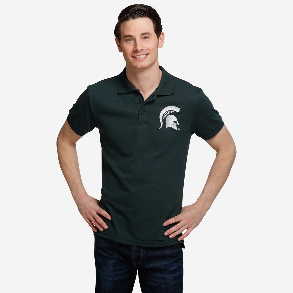 Michigan State Spartans Casual Color Polo FOCO S - FOCO.com