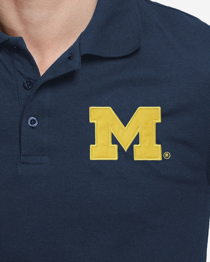 Michigan Wolverines Casual Color Polo FOCO - FOCO.com