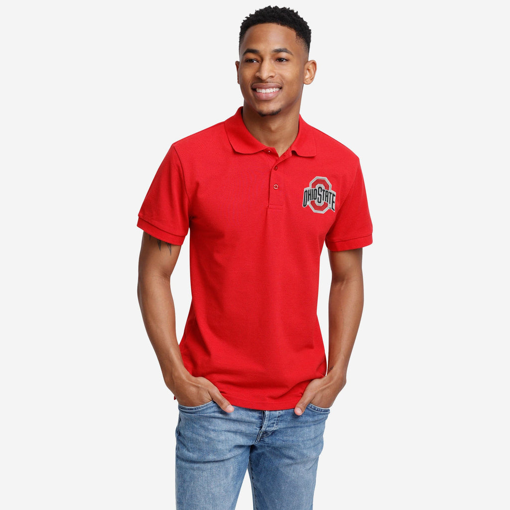 Ohio State Buckeyes Casual Color Polo FOCO S - FOCO.com