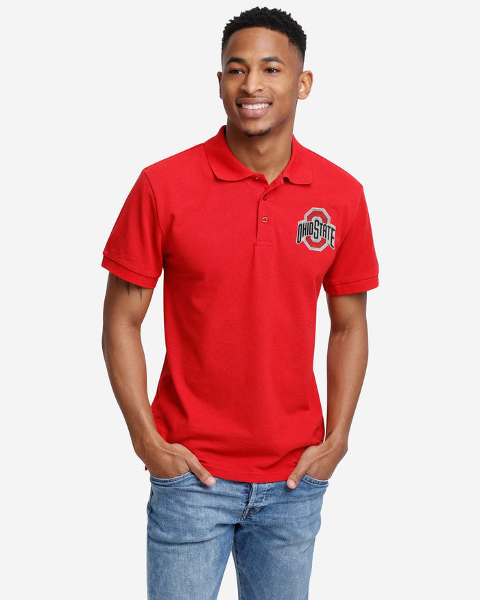 Ohio State Buckeyes Casual Color Polo FOCO S - FOCO.com