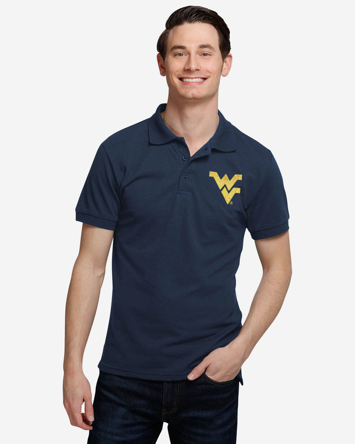 West Virginia Mountaineers Casual Color Polo FOCO S - FOCO.com